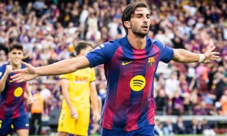 西甲-9分领跑！费兰双响亚马尔1射2传 巴萨4-1西班牙人