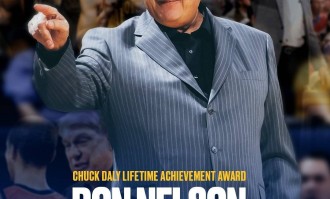 老尼尔森荣获查克-戴利终身成就奖 执教胜场历史第二