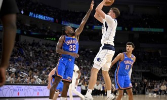 季前赛-弗拉格10+6SGA缺阵 浓眉7分独行侠胜雷霆